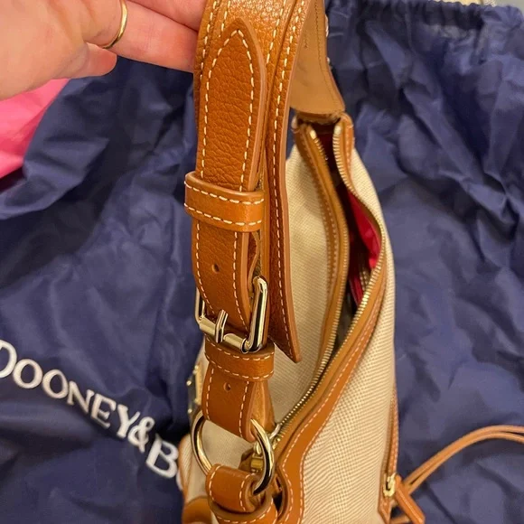 Dooney said Bourke hobo with matching wristlet. - Picture 5 of 13